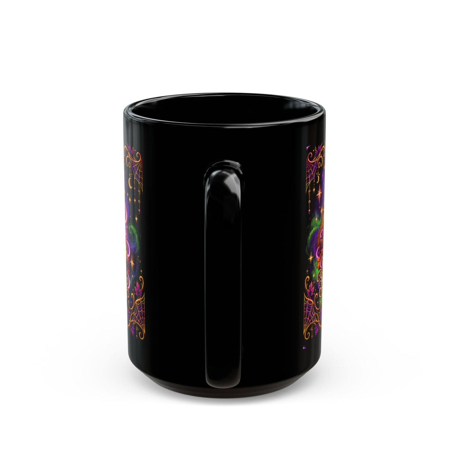 Halloween Pumpkin Spice Mug — “Pumpkin Spice & Everything Witchy” Ceramic Coffee Cup