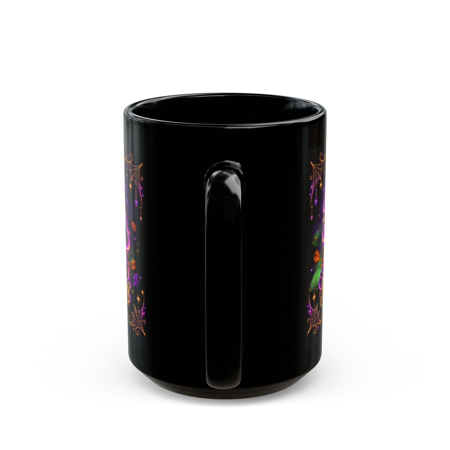 A Little Hocus Pocus Black Cat Mug — Halloween Witchy Coffee Cup (11oz/15oz)
