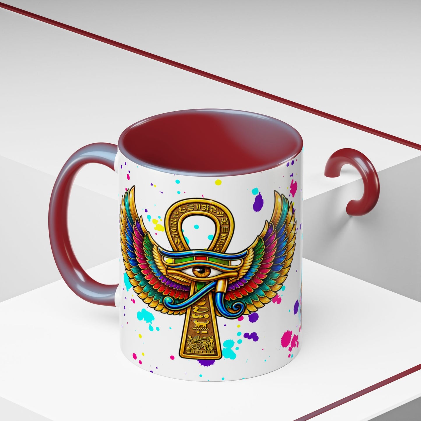 Stay Dangerous Graphic Coffee Mug — Colorful Graffiti-Style Accent Mug (11/15oz)