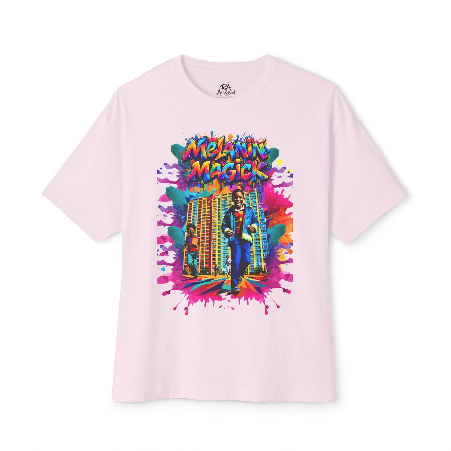 Melanin Magick “Original Carbon” Pop Art Oversized Tee