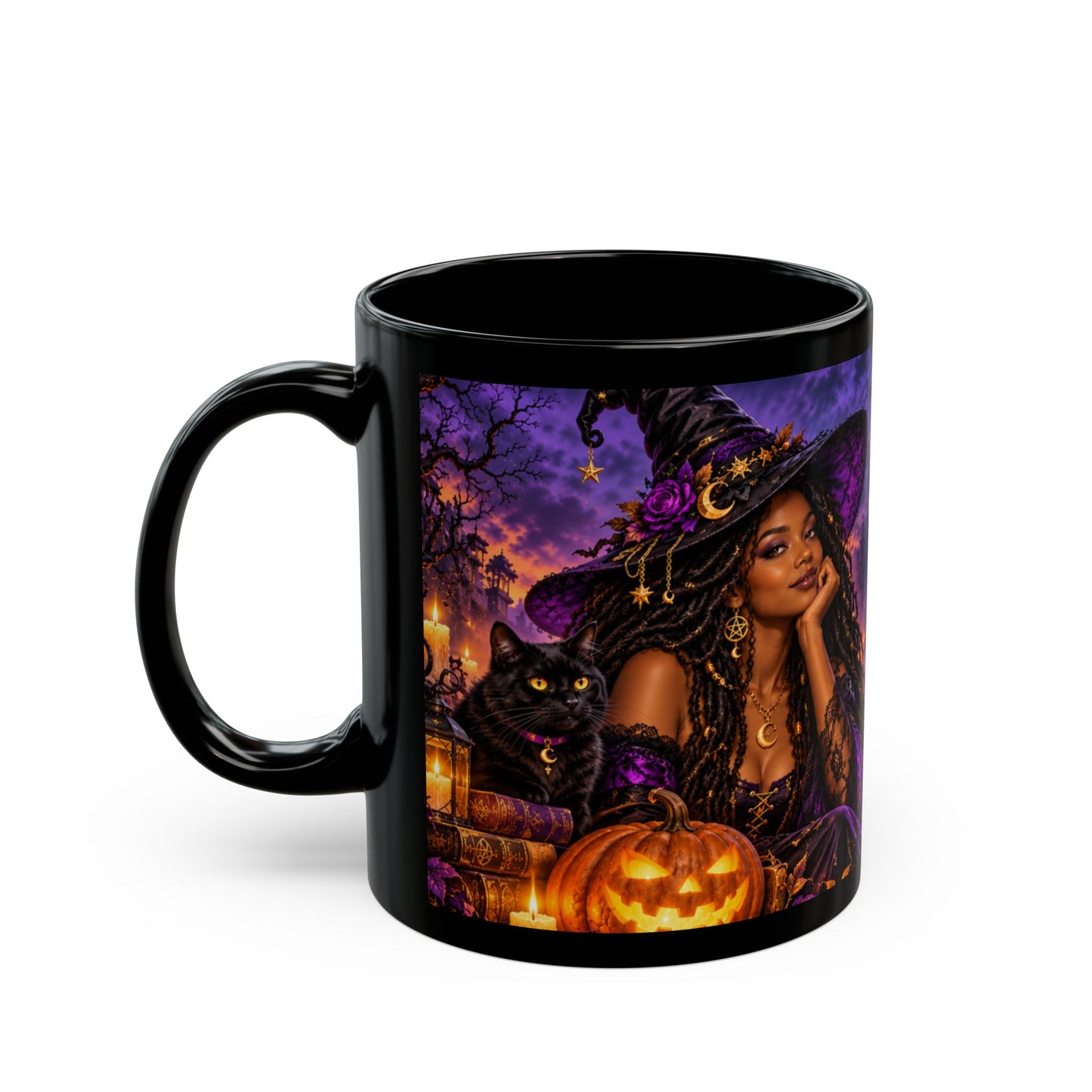 Witch Please I'm Magical Mug — Halloween Black Coffee Cup
