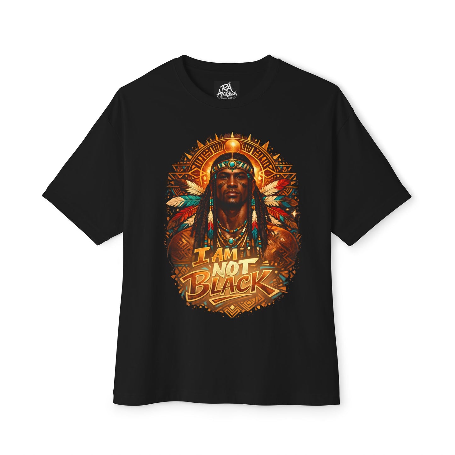 IAM NOT BLACK - Unisex Oversized Boxy Tee