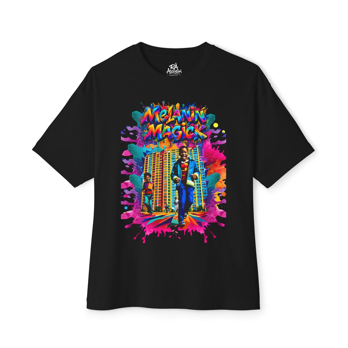 Melanin Magick “Original Carbon” Pop Art Oversized Tee