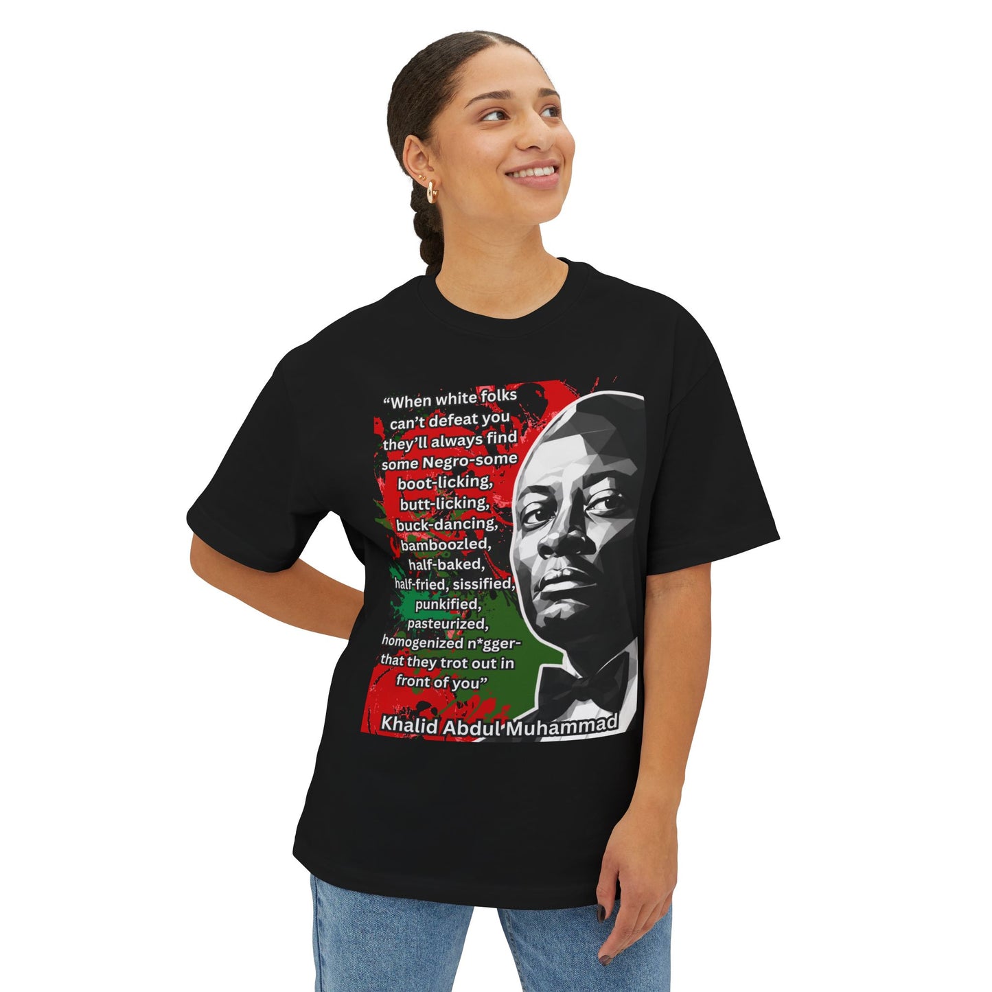 Khalid Abdul Muhammad — Power of the Spoken Word Tee