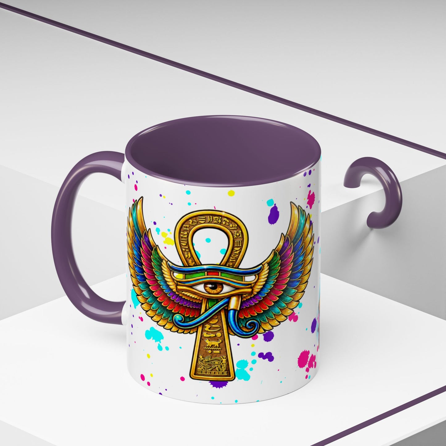 Stay Dangerous Graphic Coffee Mug — Colorful Graffiti-Style Accent Mug (11/15oz)
