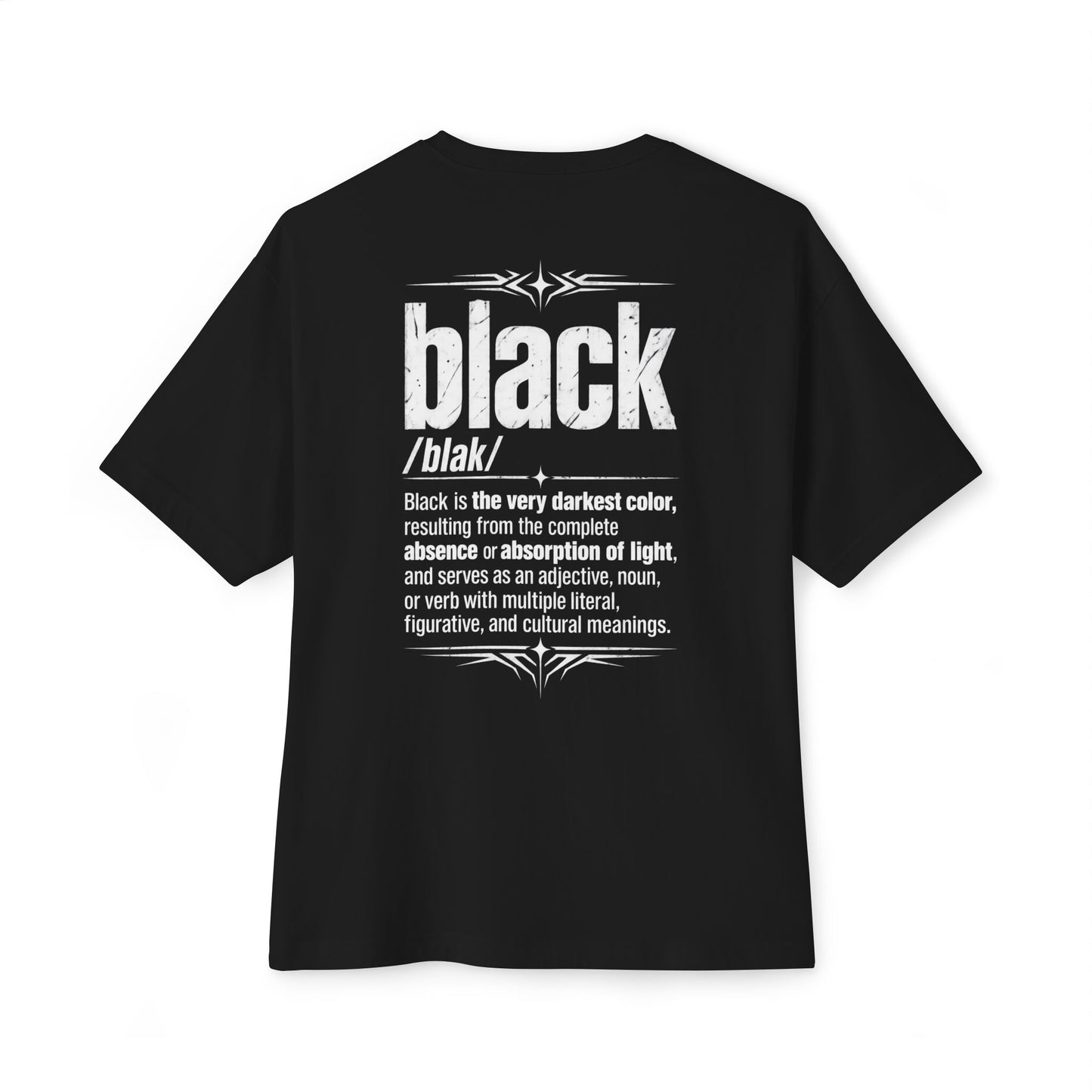 IAM NOT BLACK - Unisex Oversized Boxy Tee