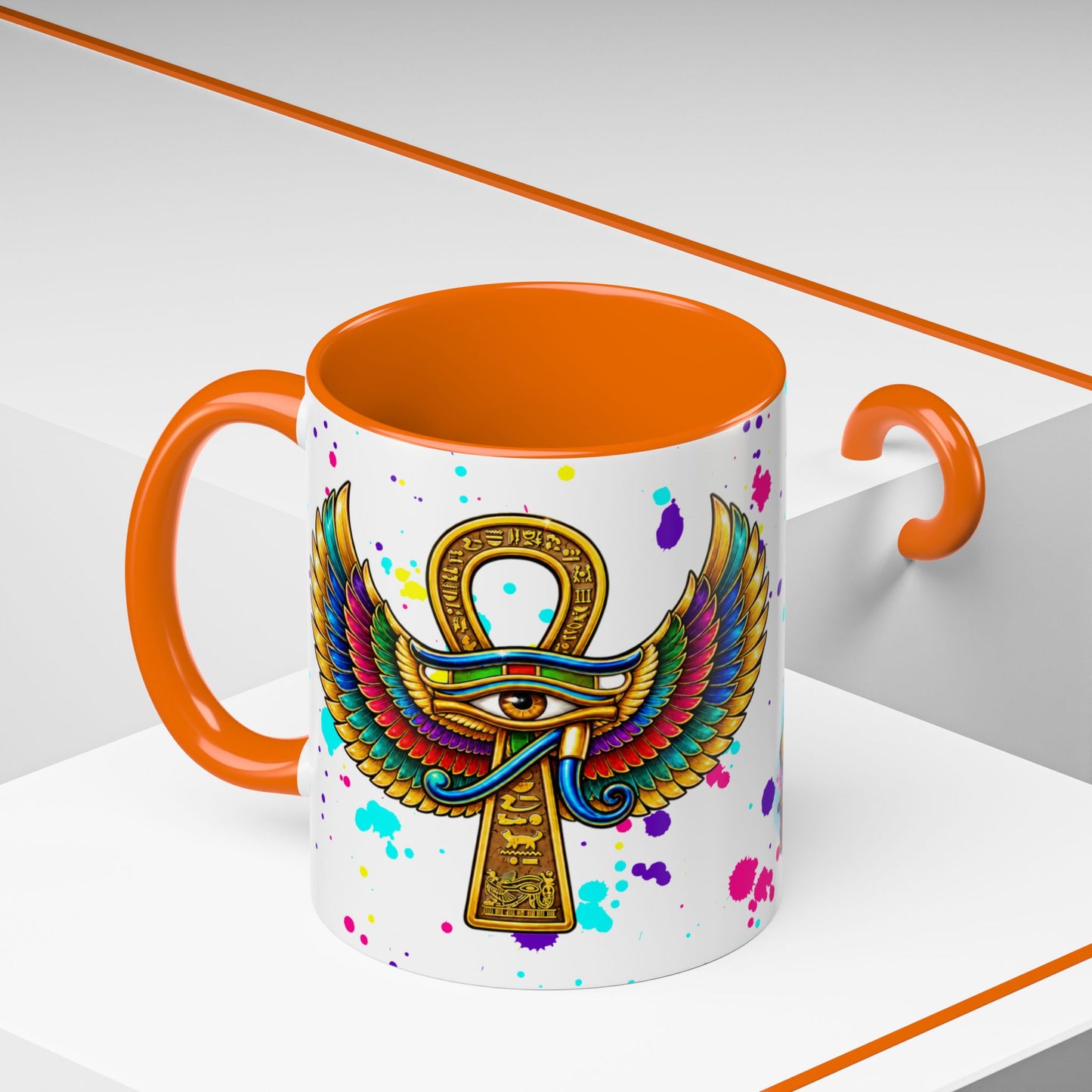 Stay Dangerous Graphic Coffee Mug — Colorful Graffiti-Style Accent Mug (11/15oz)