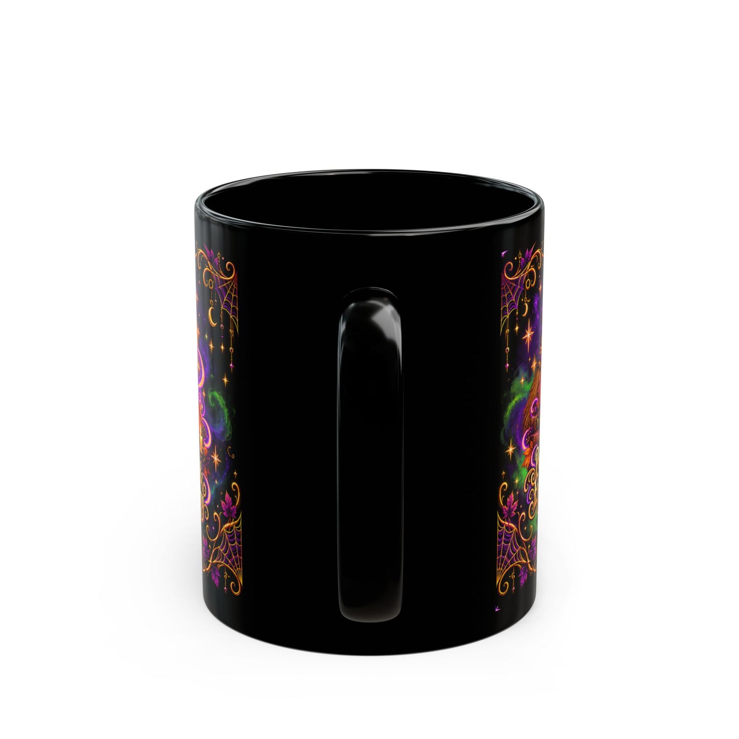 Halloween Pumpkin Spice Mug — “Pumpkin Spice & Everything Witchy” Ceramic Coffee Cup