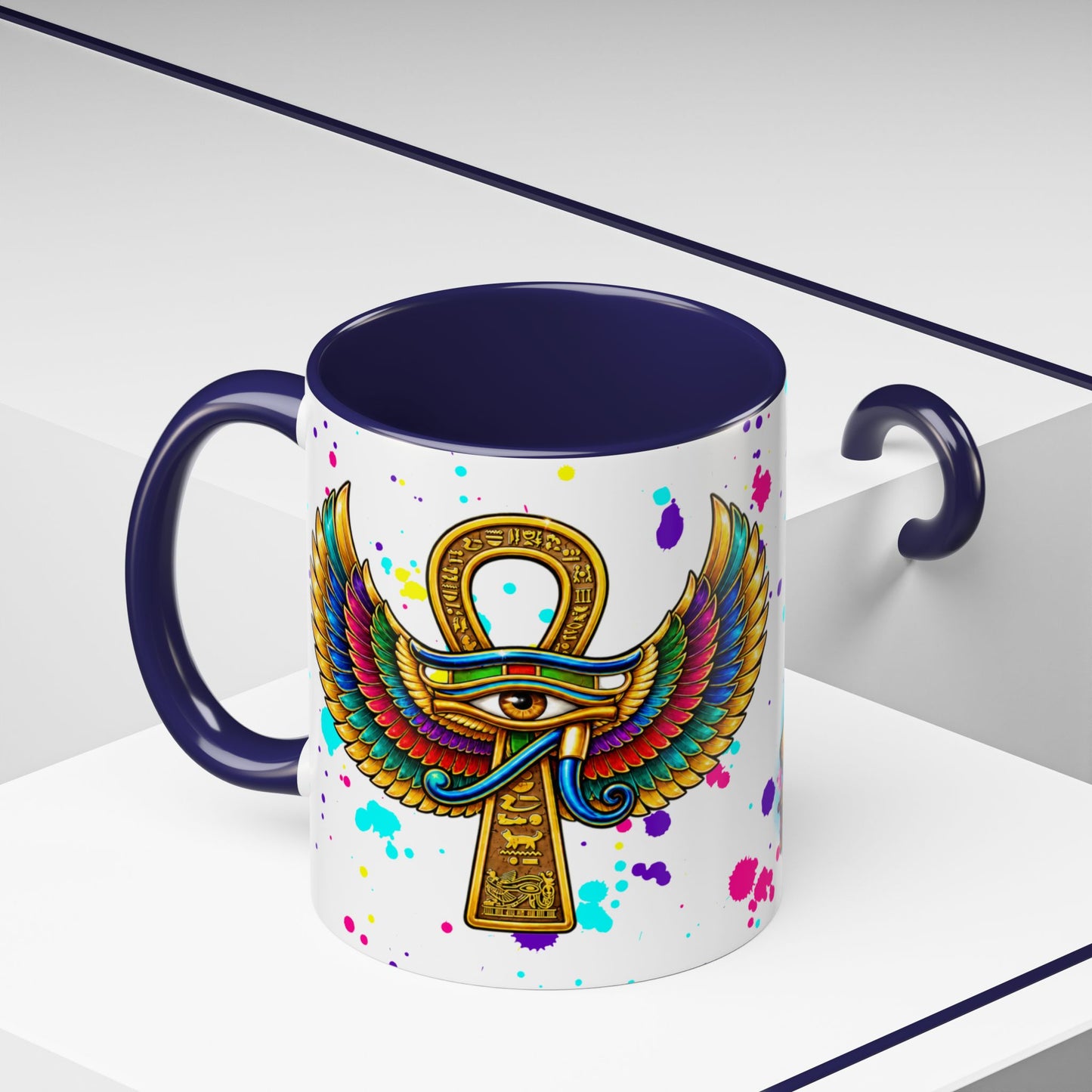 Stay Dangerous Graphic Coffee Mug — Colorful Graffiti-Style Accent Mug (11/15oz)