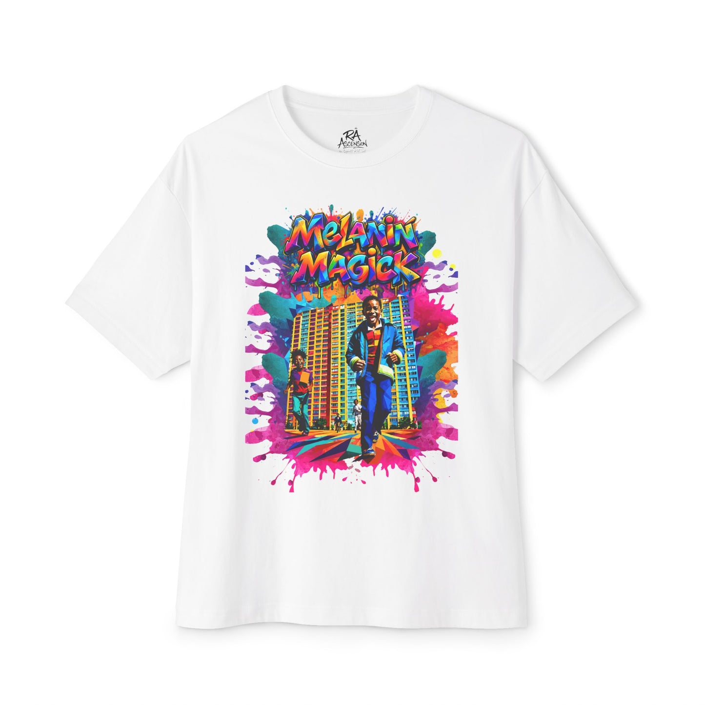Melanin Magick “Original Carbon” Pop Art Oversized Tee