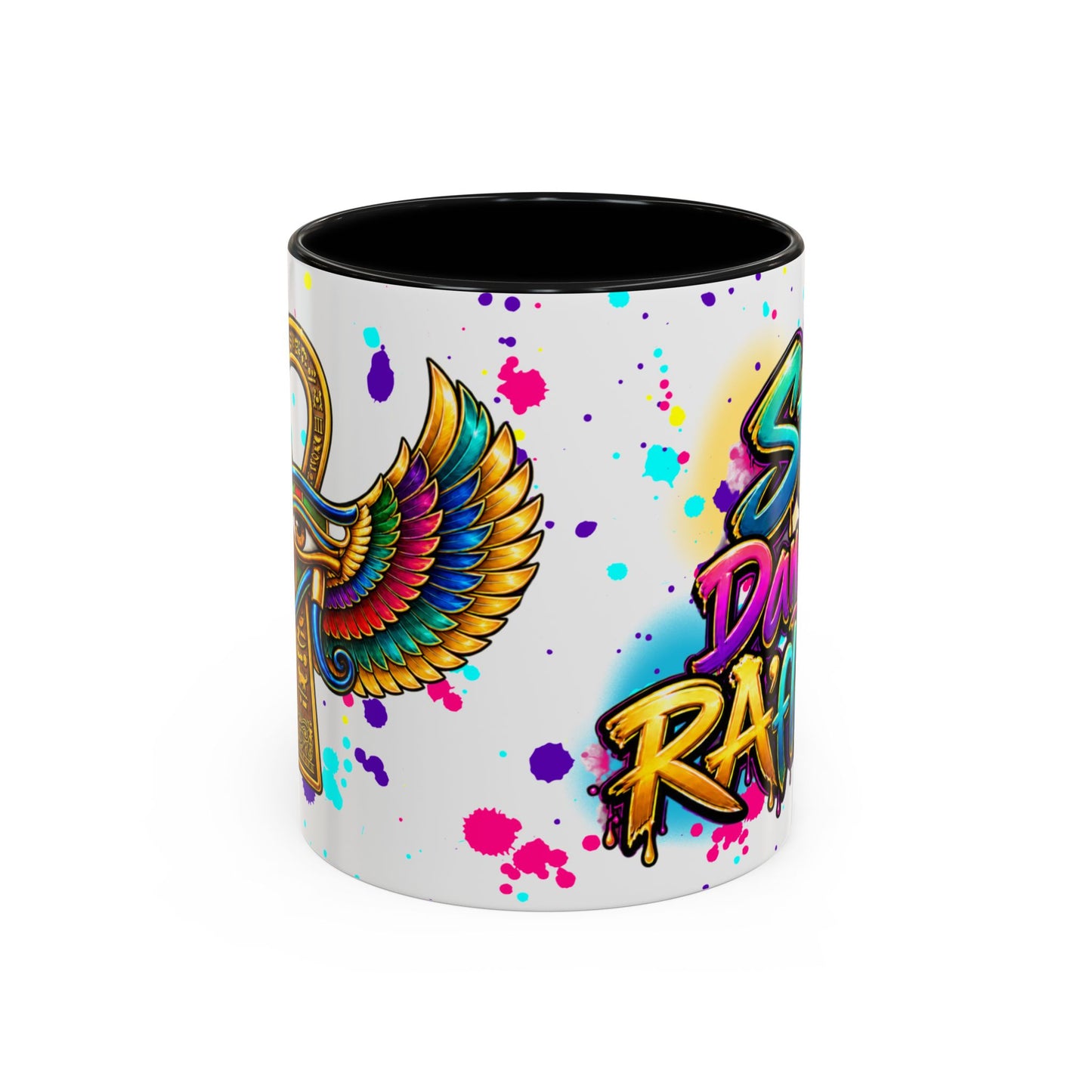 Stay Dangerous Graphic Coffee Mug — Colorful Graffiti-Style Accent Mug (11/15oz)