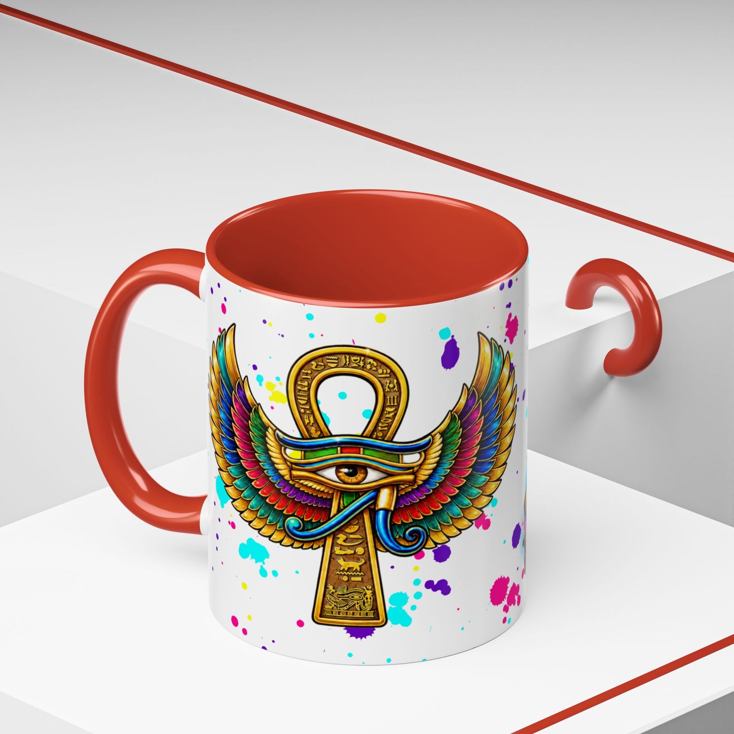 Stay Dangerous Graphic Coffee Mug — Colorful Graffiti-Style Accent Mug (11/15oz)