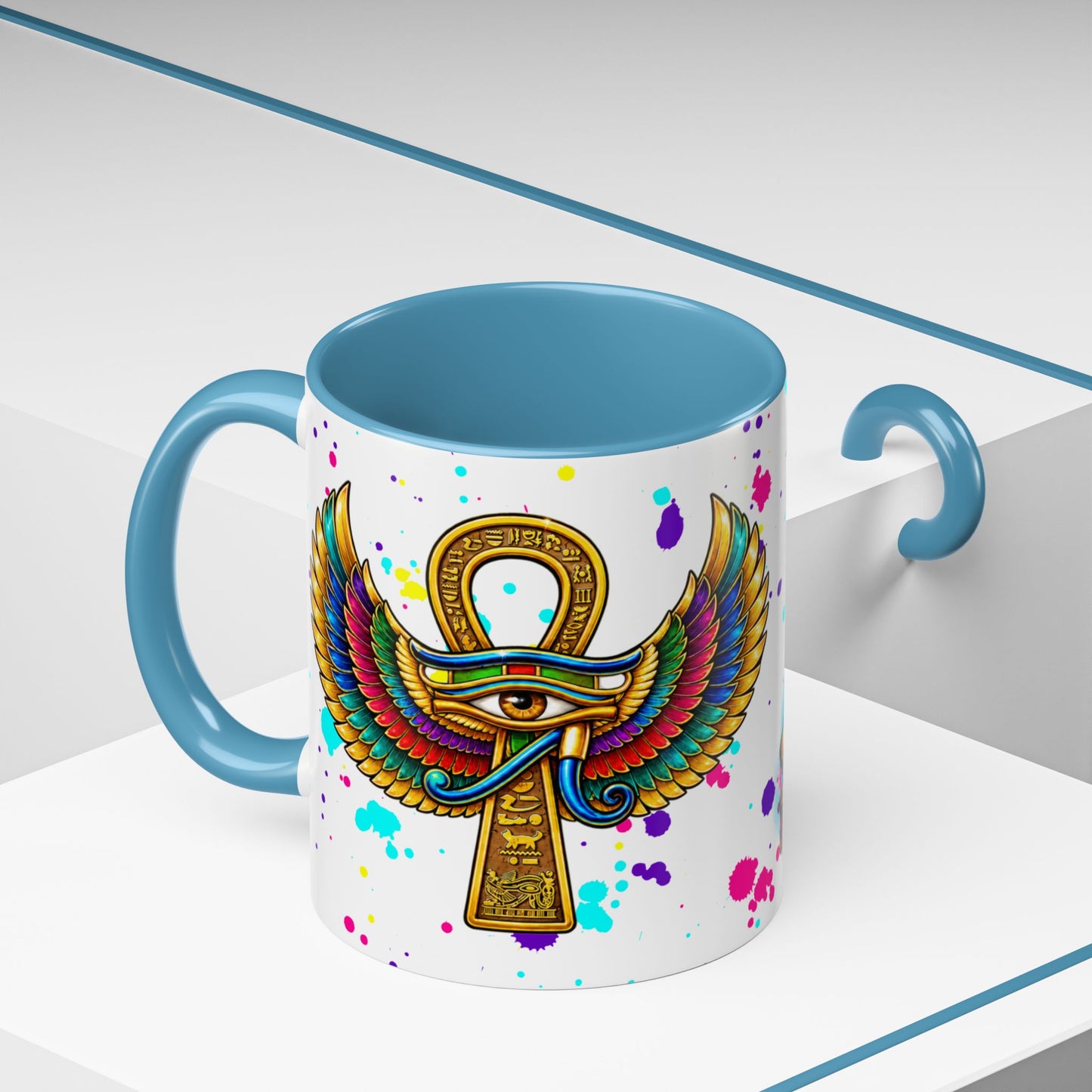 Stay Dangerous Graphic Coffee Mug — Colorful Graffiti-Style Accent Mug (11/15oz)