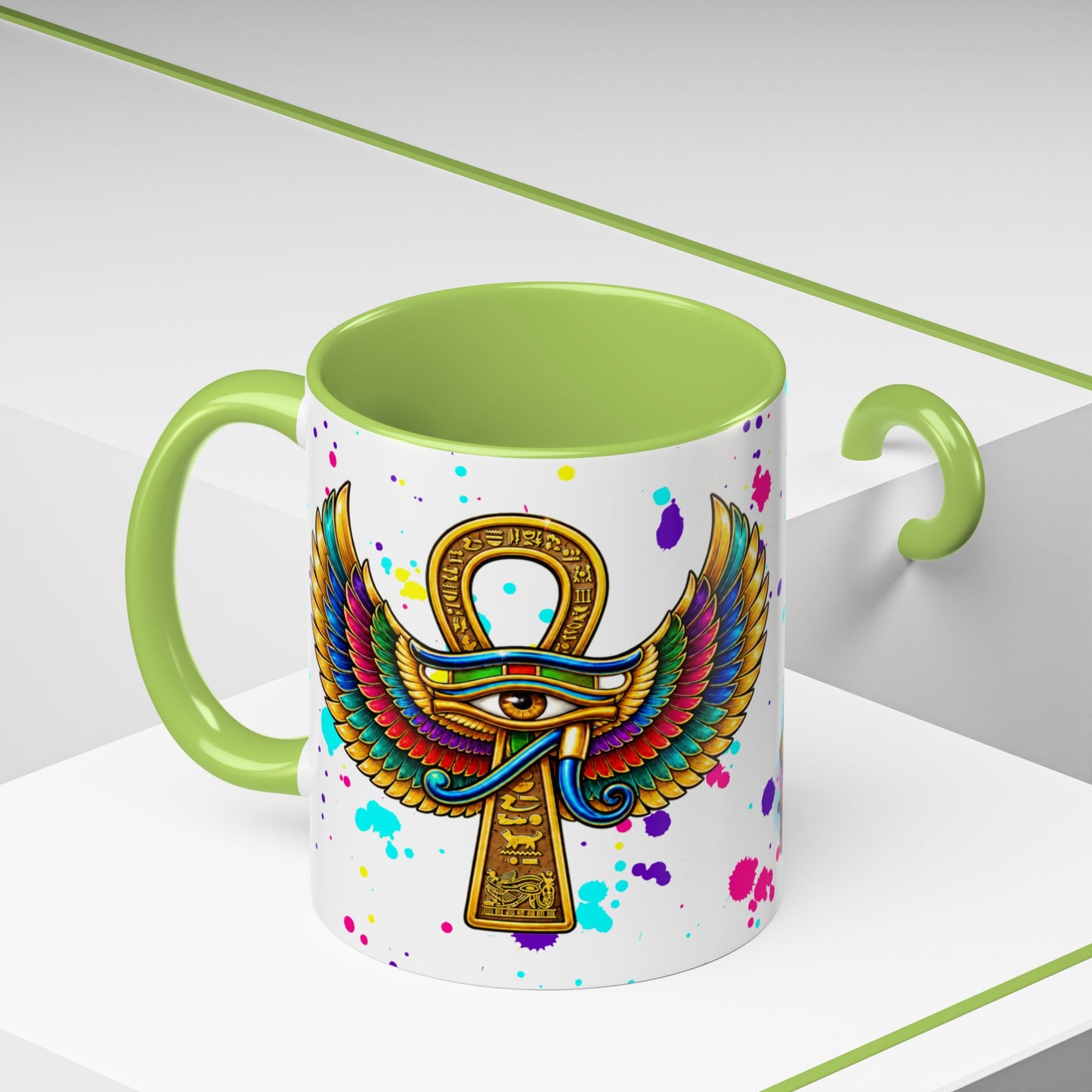 Stay Dangerous Graphic Coffee Mug — Colorful Graffiti-Style Accent Mug (11/15oz)