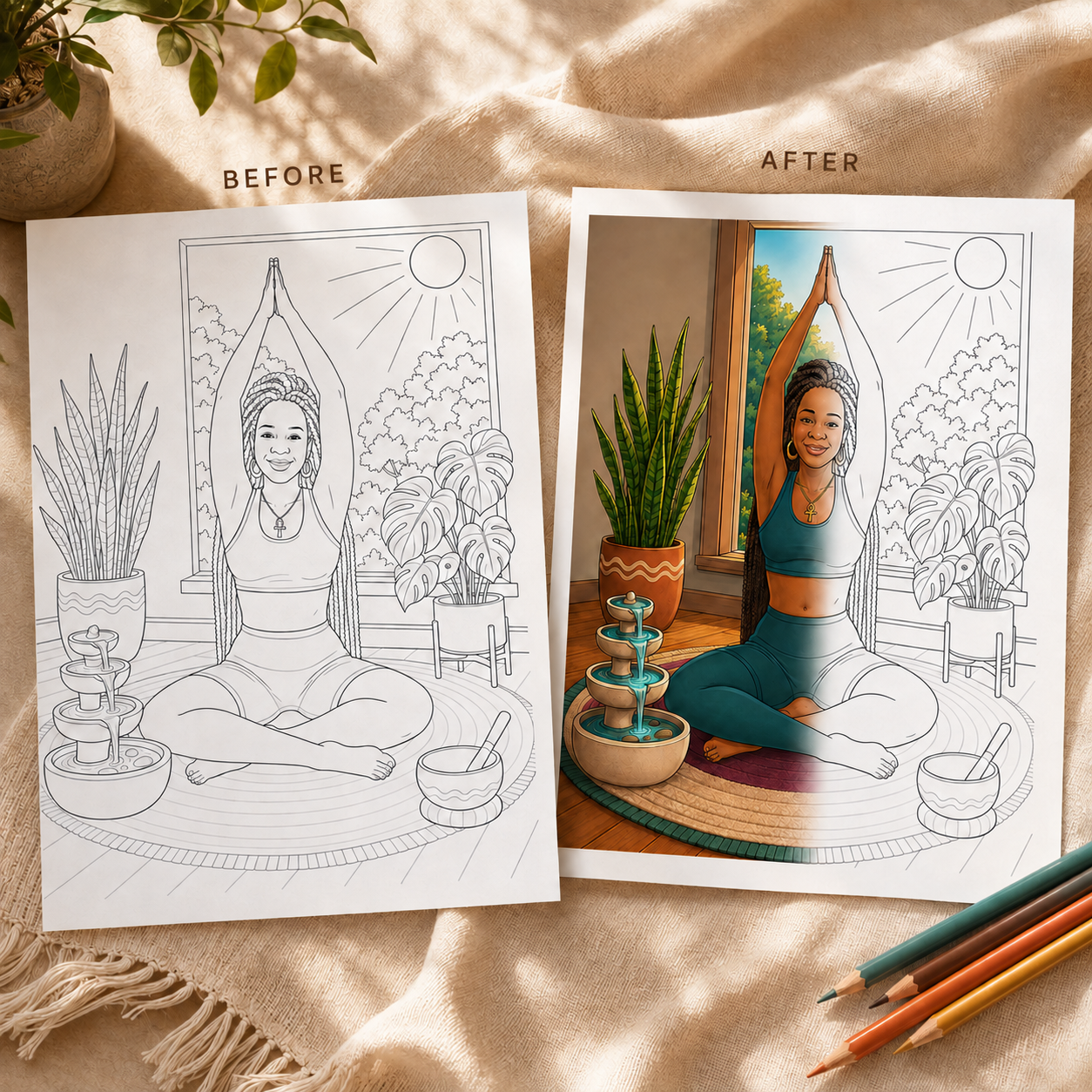 The Sacred Soft Life™ Digital Coloring Book | Stress Relief & Spiritual Renewal