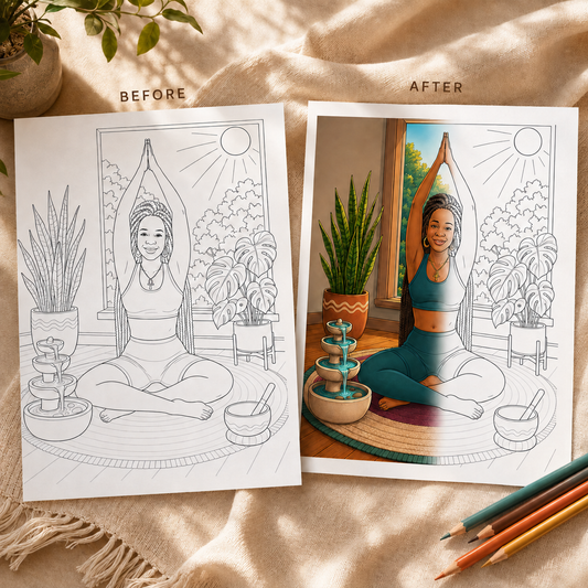 The Sacred Soft Life™ Digital Coloring Book | Stress Relief & Spiritual Renewal