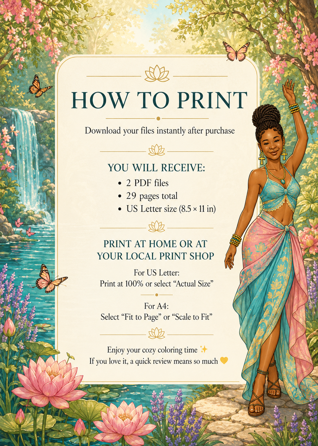 The Sacred Soft Life™ Digital Coloring Book | Stress Relief & Spiritual Renewal