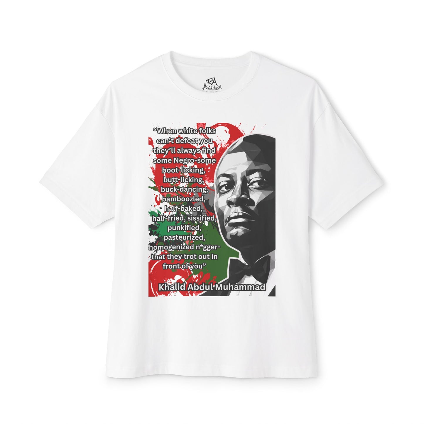 Khalid Abdul Muhammad — Power of the Spoken Word Tee
