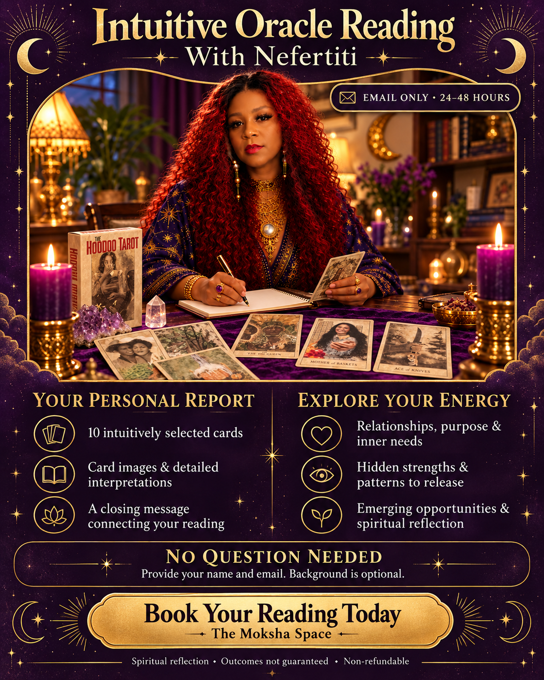 🔮 Intuitive Oracle Reading With Nefertiti (Email Report)