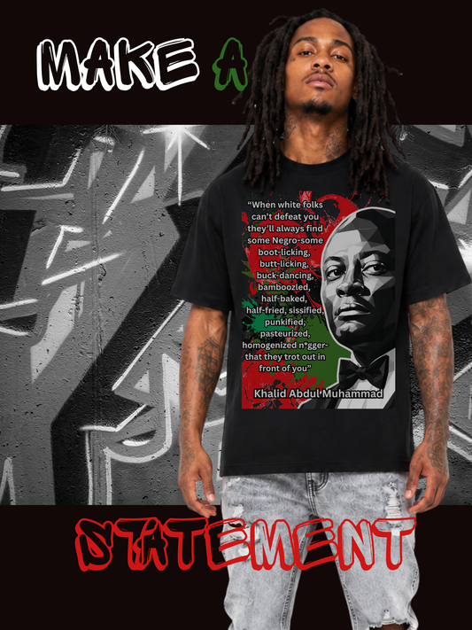 Khalid Abdul Muhammad — Power of the Spoken Word Tee
