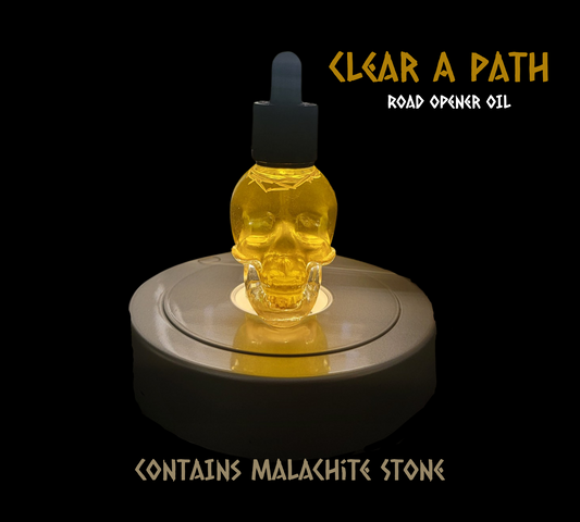 Clear A Path Malachite Stone Infused Road Opener Oil