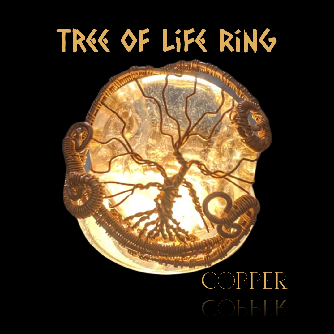 Tree of Life Ring Copper Wire Ring