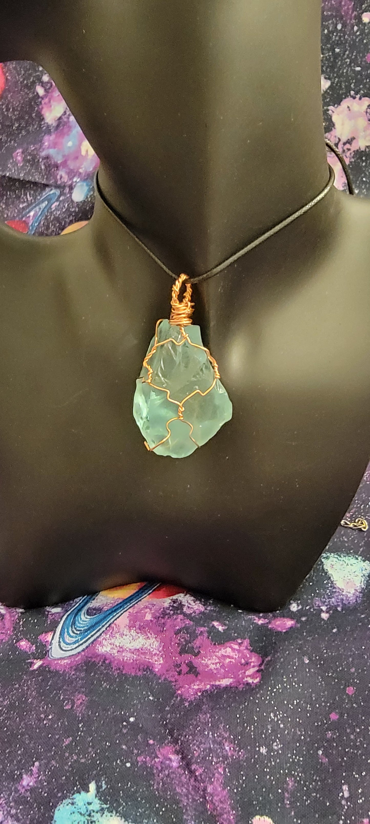 Wire Wrapped Water Crystal